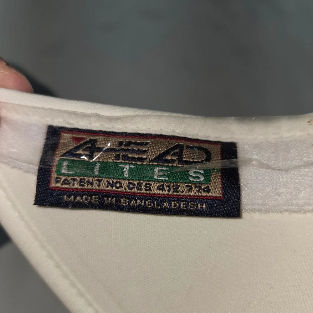 Ahead Lites Visor‎ Womens OS White Trillium Links & Lake Club No Headache Golf